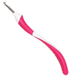 Крючок вязальный с эргономичной пластиковой ручкой addiSwing №3,25 16 см