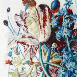 Набор для вышивания МАРЬЯ ИСКУСНИЦА арт.04.002.04 Дыхание тюльпана 30х30 см