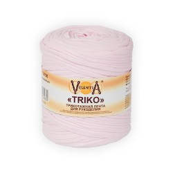 Трикотажная лента для рукоделия VISANTIA TRIKO FTM100 (92% хлопок, 8% эластан) 1х500г/100м розовый