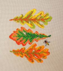 Набор для вышивания МАРЬЯ ИСКУСНИЦА арт.16.001.04 Дубовые листья 13х17 см