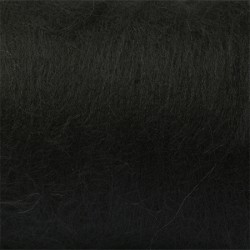 Шерсть для валяния КАМТ "Кардочес" (100% шерсть п/т) 1х100г цв.003 черный