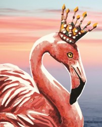 Набор Колор Кит картина алмазная арт.КК.M001 Королевский фламинго 17х21 упак (1 шт)