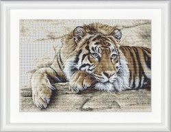 Набор для вышивания THEA GOUVERNEUR арт.579 Тигр 35х25 см