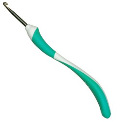 Крючок вязальный с эргономичной пластиковой ручкой addiSwing №4 16 см