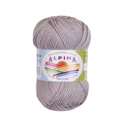 Пряжа ALPINA SLAVIC (70% вискоза, 30% шерсть) 10х50г/140м цв.04 св.серый
