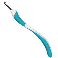 Крючок вязальный с эргономичной пластиковой ручкой addiSwing №3,75 16 см