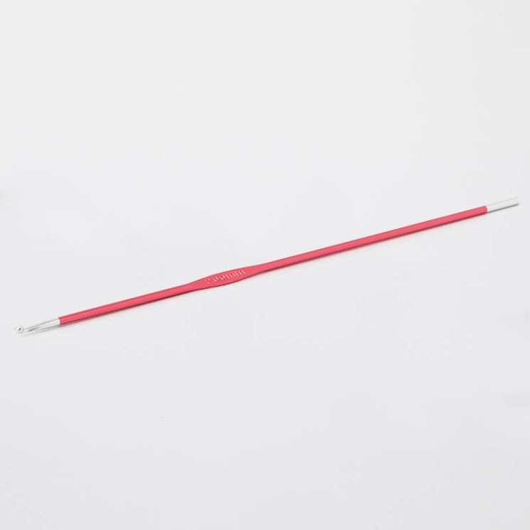 47461 Knit Pro Крючок для вязания "Zing" 2мм, алюминий, коралловый