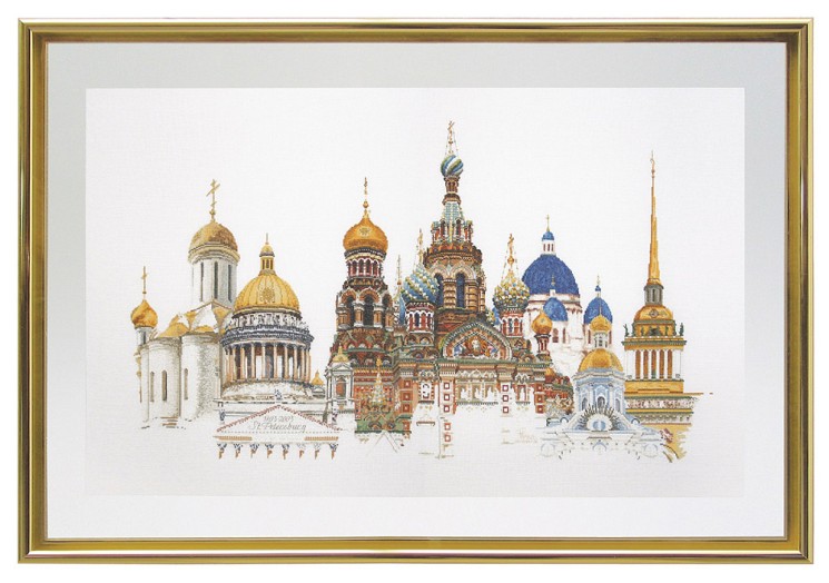 Набор для вышивания THEA GOUVERNEUR арт.430A Санкт-Петербург 79х50 см