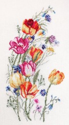 Набор для вышивания МАРЬЯ ИСКУСНИЦА арт.04.004.14 Цветы весны 15х30 см