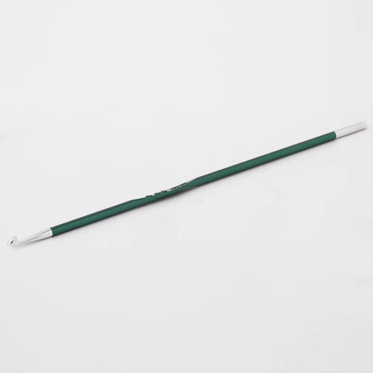47465 Knit Pro Крючок для вязания "Zing" 3мм, алюминий, нефтритовый