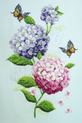 Набор для вышивания МАРЬЯ ИСКУСНИЦА арт.04.004.13 Соцветия гортензий 23х33 см