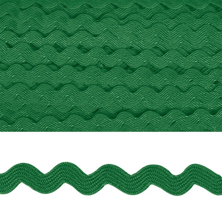 Тесьма декоративная "Вьюнчик" арт.TBY.64312 шир.5мм цв.F243 зеленый уп.32,92м