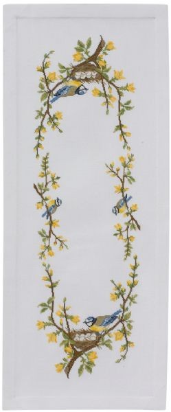 Набор для вышивания EVA ROSENSTAND арт.23-287 дорожки Птичье гнездо 38х90 см
