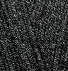 Пряжа для вязания Ализе LanaGold 800 (49% шерсть/ 51% акрил) 5х100г/800м цв.151 т.серый меланж упак (1 упак)
