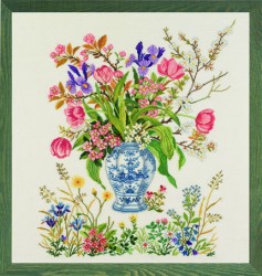 Набор для вышивания EVA ROSENSTAND арт.94-357 Тюльпаны 52х49 см