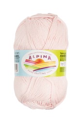 Пряжа ALPINA ANABEL (100% мерсеризованный хлопок) 10х50г/120м цв.059 бл.розовый