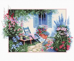 Набор для вышивания LUCA-S арт. B2342 Цветочный сад 42х28 см упак (1 шт)