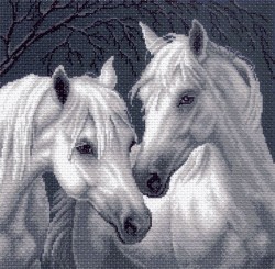 Рисунок на канве МАТРЕНИН ПОСАД арт.41х41 - 1537 Лошади