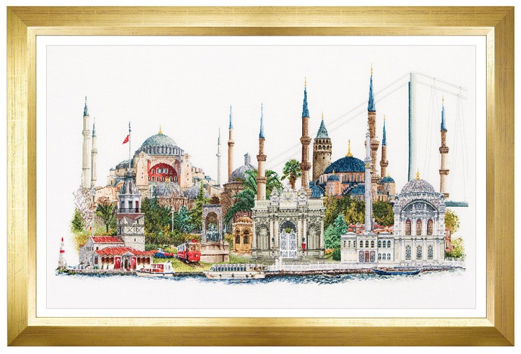 Набор для вышивания THEA GOUVERNEUR арт.479A Стамбул 79х50 см