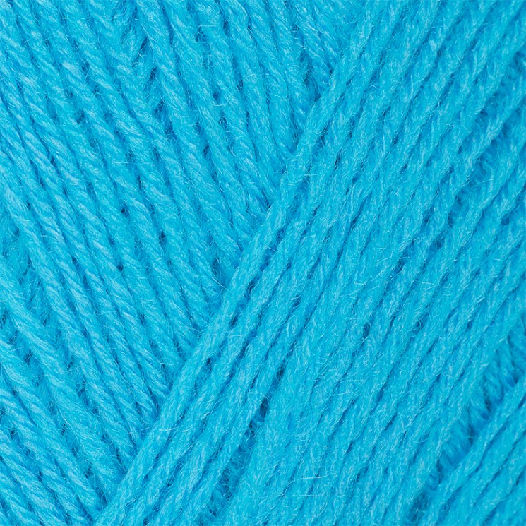 Пряжа для вязания ПЕХ "Детский каприз трикотажный" (50% мериносовая шерсть, 50% фибра) 5х50г/400м цв.583 бирюза