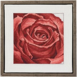 Набор для вышивания PERMIN арт.70-1150 Красная роза 30х30 см