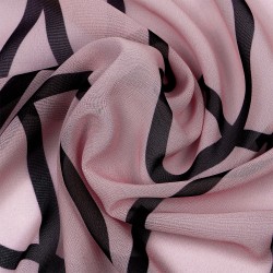 Ткань Шифон-шелк 50 г/м 100% пэ шир.150 см арт.T.0316.04 цв.розовый рул.35м